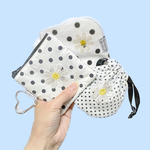 =期間限定受注販売= マーガレット刺繍のポーチセット(ハッピーバッグ)