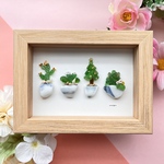 《送料無料》シーグラスアート／観葉植物🪴