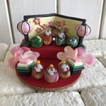 ガラスのお雛様(菱台)B