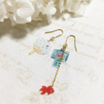 浴衣でお祭りピアス⑦