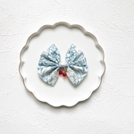 ️ ୨୧ William Morris Cloth Ribbon　兄弟うさぎ