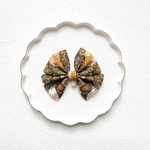 ️ ୨୧ William Morris Cloth Ribbon　いちご泥棒　khaki