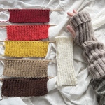 シンプル❃︎細見えロングアームウォーマー