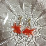 再販3＊金魚(琉金)のイヤリング