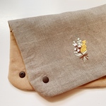 カートカバー　スーパーカートカバー　ベビーカートカバー　送料無料　よだれカバー　刺繍　ブーケ刺繍