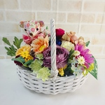 花籠いっぱいフラワーアレンジ