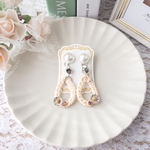 【UNICORN】Rattan & Natural flower イヤリング ピアス