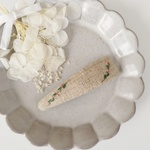 【 ヘアピン 】刺繍 パッチンピン　( ヘアピン / 髪留め / ぱっちんピン) 