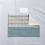 アルテック柄ランチマット　GRY×BL