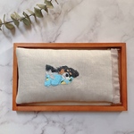 オーダー　4016377-mm様専用ページ  うちの子刺繍メガネ/ペンケース
