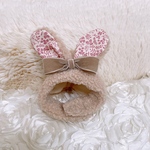 オーダーうさ耳帽子リボンつき