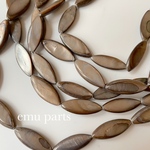 oval shell beads6p