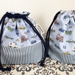 kakodane 様専用●お弁当袋/コップ袋●くるま