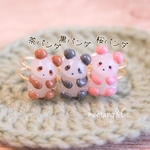 糸ガイドパンダさん Yarnguide-Bear  meetang ヤーンガイド 