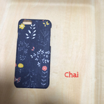  No.154 新柄 受注製作 そよ風の草原  ネイビー のiPhone6.6sケース 