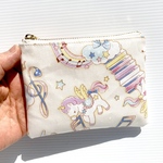 感謝セール品❤️ユニコーン🦄ベビー　便利ラミネート　ミニポーチ　12cmファスナー