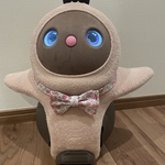 ラボット　ネクタイ　リバティイチゴ柄