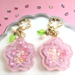 〇新作〇桜満開🌸シャカシャカレジンキーホルダー