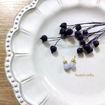 (6mm)ブルーレースアゲート一粒ピアス