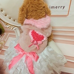 気まぐれシリーズ♡ 限定1着　ピンクハートのファーワンピース