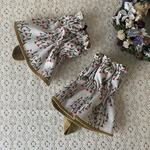 キッチンアームカバー　北欧チューリップサークル　アイボリー