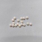 あこや真珠　3.5mm　片穴　0.8mm穴　17粒セット　※現品限り