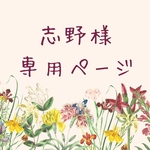 志野様専用ページ