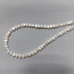 淡水真珠　フラット　4.5-5mm　29.5cm連　シワ　※現品限り