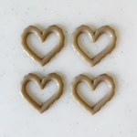 Beige Jagged Heart Parts