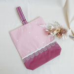 SALE入園、入学に♡ハート刺繍の上履き入れ、上履き袋＊