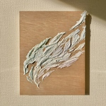 「夢」F0（180×140mm）抽象画 絵画 アクリル画 壁面装飾 インテリア プレゼント ブライダルギフト アート 