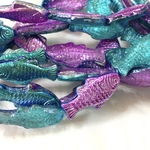 魚 フィッシュ 4個 チェコビーズ