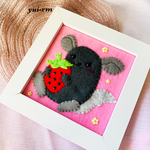 ③チンチラ🍓いちご狩りフォトフレーム