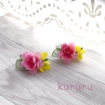 No.507 桃と菜の花のリボン