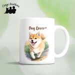 【 自然に囲まれた 柴犬 】 マグカップ　犬　ペット　うちの子　犬グッズ　ギフト　プレゼント　母の日