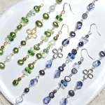 【mico様専用】抽選販売分💙ネイビーブルーのブレスレットとピアスのセット