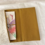 🔶寿🔶袱紗（ふくさ）【上品素敵な辛子色】