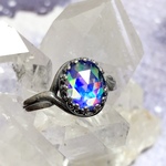 【水晶×レジン】暁の幻氷融晶『石術唱輪・詠彩煌』宵闇