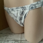 綿ローン使用  【北欧　ライトグレーのアネモネ】浅ばき、深ばき、S〜3L ふんどしパンツ  フンパン  フンテイ   下着 ストレスフリー リンパよけショーツ 敏感肌の方　mameパンテイ