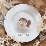 1/29(日)21:00販売　antique tag ◯ コサージュ《cocoa》