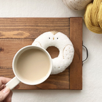 フクロウさんのドーナツコースター