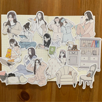 ★再販★女の子のフレークシール【roomwear】