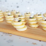 1/28販売♡にゃんこパンケーキのキーホルダー【送料無料】