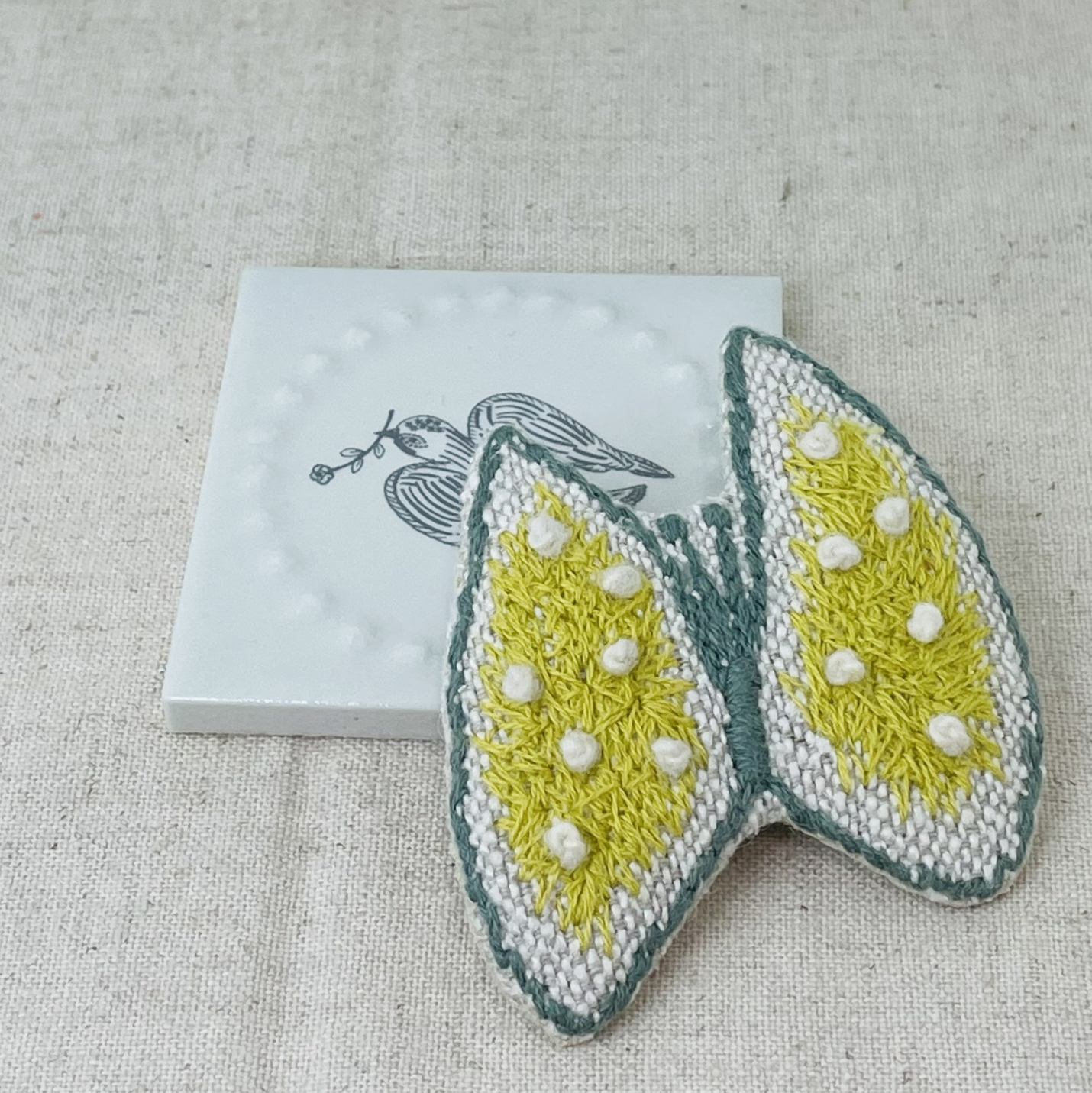 ︎︎◌受注製作︎︎◌⚮̈ミナペルホネンハンドメイド⚮̈ sky flower 