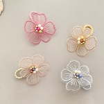 お花のベビーヘアゴム