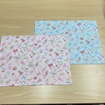 40×60cmランチョンマット 水色パープルバレエ柄 オックス