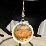 ミニチュア ⭐︎カツカレーラーメンの片方ピアス or チャーム
