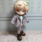 Tシャツが選べるくすみカラーのセットアップセット☆くすみパープル☆ねんどろいどどーる服