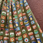 絶対可愛い！二度見されるよ❤︎レトロ缶スカート　缶詰め　ふんわりスカート　大人スカート　ギャザースカート　昭和レトロ