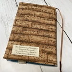 【文庫版】コルクプリントのブックカバー